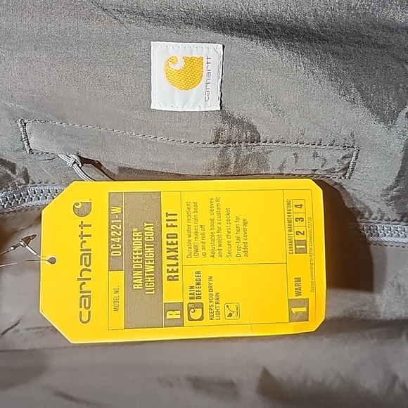 CARHARTT RAIN DEFENDER LIGHT WEIGHT COAT - Picture 6 of 15